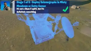 Deploy Seismographs in Misty Meadows or Catty Corner | Containment Specialist Fortntie Quest 🔥