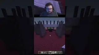 Minecraft Build: Epic Red & Black Structure with Candle Details! #shorts