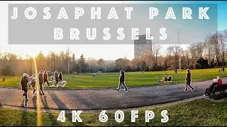 2021 4K60fps (UHD) | Brussels | Ambient Sound  | Josaphat Park | Belgium