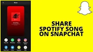 How To Share Songs From Spotify On Snapchat (2023)