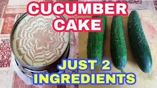 HOW TO MAKE CUCUMBER CAKE |  QUICK & EASY RECIPES | JHENZIE FILES