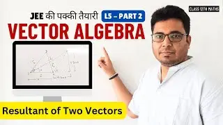 📐 How to Find Resultant of Two Vectors? | Magnitude & Direction | JEE Main 2026 | Mathsarc |L5 P2