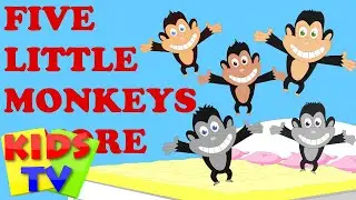 Five Little Monkeys | Johnny Johnny | Finger Family Nursery Rhymes For Toddlers by Kids Tv