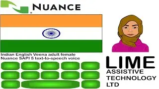 Veena Indian English adult female Nuance text to speech voice