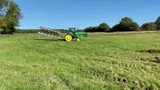 John Deere 8400T in work with a Dowdeswell plough we supplied.