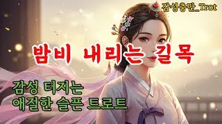 가슴 시리게 애절한 슬픈 트로트_밤비 내리는 길목 #트로트 #k_trot #k_pop #감성트로트