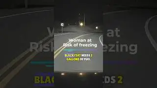 Highway Rescue Stranded Motorist in Freezing Weather