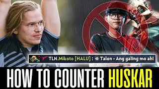 How to Counter HUSKAR? - Topson 100% DESTROYED Mikoto in Mid Lane DOTA 2