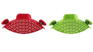 Silicone heat resistant strainer