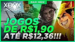 XBOX SPOTLIGHT! TEM JOGOS BARATA&Ccedil;OS de R$1,90 at&eacute; 12,36 e tem 2 JOGA&Ccedil;OS!