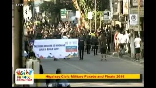 Higalaay Civic Military Parade and Floats 2018