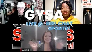 Girl Chat Sports Ball Drive Interview