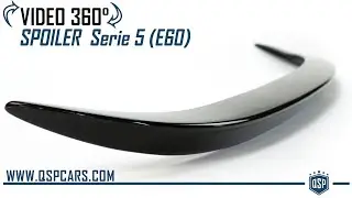 Video Spoiler Alettone per Bmw SERIE 5 E60 Nero Tuning | Accessori QualitySpCars | QSPCARS.COM