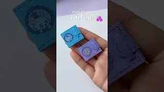 A Cute Purse Paper Craft! Create Stylish Accessories with Paper Magic! 🎨✂️ #shorts #diy #art