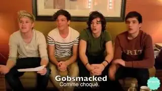 One Direction nous apprend l'Anglais - VOSTFR Traduction Française