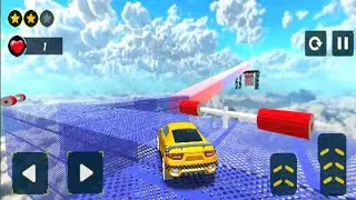 Real Taxi Car Stunts 3D: Impossible Ramp Car Stunt - Android GamePlay -  Car Stunt Games Android #7