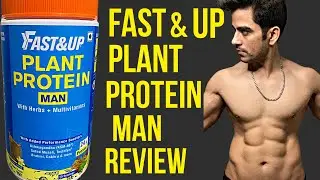 Fast and Up Plant Protein Man Review | Plant Protein Man | Health Supplements | Fast and Up India |