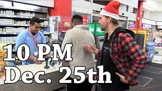 Last Minute Christmas Shopping with Dad