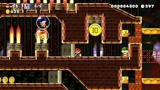 Mario building peach's castle course