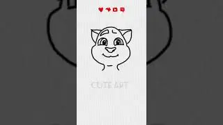 Talking Tom drawing #talkingtom #shorts
