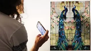 Stained Glass Window Drawing (timelapse)