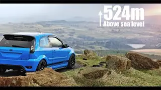 200bhp Fiesta ST Hill Climb POV Holme Moss 524m Above Sea Level Woodhead CINEMATIC
