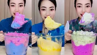 ASMR MENGJIE&rsquo;S SHAVED ICE/ICE IN BLENDER ICE EATING 