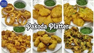 6 Different Pakoda Recipe & Pakoda Premix | Evening Snack | Quick Iftar Idea | Ramzan Special Recipe