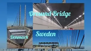 &Oslash;resund Bridge Denmark to Sweden| Under Water Tunnel | Bridge| Almir Jan| #denmark#sweden#bridge