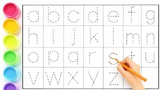 Learn Small Letters a&ndash;z ✏️ | Tracing Writing Practice for Kids| abcd| alphabet| Learn and Trace