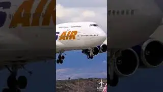 Atlas Air Boeing 747 lands at LAX