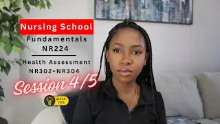 Fundamentals Skills Recap | Health Assessment I & II | Chamberlain University vlog