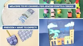 Welcome to my Channel for Jewish Crafts & Ideas (Preview) - Authentically Jewish Makes by Menucha