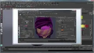 Coloring XGen hair using a ramp node and ptex map (part 7)