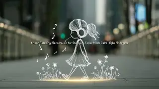 1 Hour Relaxing Piano Music for Studying Focus Work Calm | light finds you