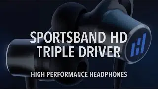 SPORTSBAND HD TRIPLE DRIVER HEADPHONES