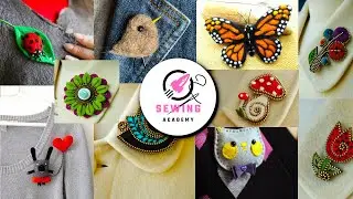 🧵 30 Felt Brooches DIY | Beautiful & Easy Sewing Ideas to Try Today! 💖🎨