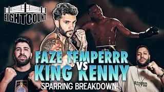 KING KENNY VS FAZE TEMPERRR SPARRING BREAKDOWN | SHOWSTAR BOXING - EIGHT COUNT