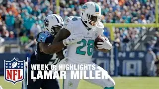 Lamar Miller Highlights (Week 6) | Dolphins vs. Titans | NFL