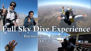 Skydiving in Argentina 🇦🇷 | Freefall in Buenos Aires | Before skydiving was even a thing!