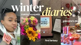 winter diaries 💌 library day, my current reads, galentine's with my sisters in Christ ✞