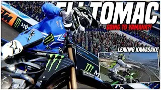 Eli Tomac LEAVING KAWASAKI & Going to YAMAHA?! (Supercross 4 Gameplay)