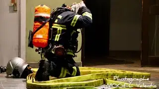 Feu dans une cave &agrave; Colmar