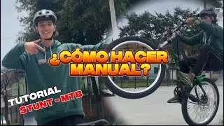 ¿CÓMO HACER MANUAL EN BICICLETA?✅🔥Aprende y entrena / TUTORIAL STUNT - MTB
