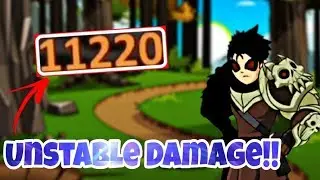 [AQW] NECROMANCER WITH UNSTABLE DAMAGE!!