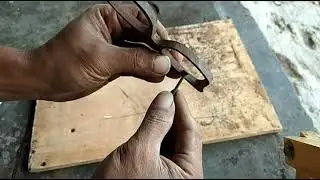 MEMBUAT FRAME KACAMATA DARI KAYU SONO KELING