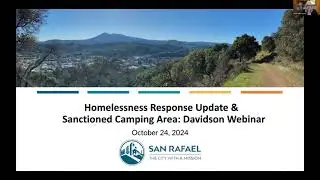 Homelessness Response Update & Sanctioned Camping Area: Davidson Webinar