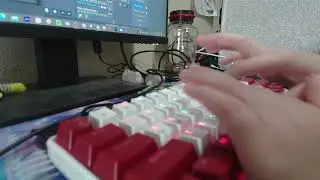 Razeak RK-X44 Sound Test | Cherry MX red switches