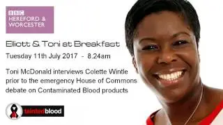 BBC Hereford and Worcester : Colette Wintle - 11th July 2017