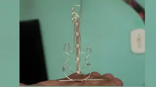learn how to make a guitar with alpaca wire, guitarra com arame alpaca